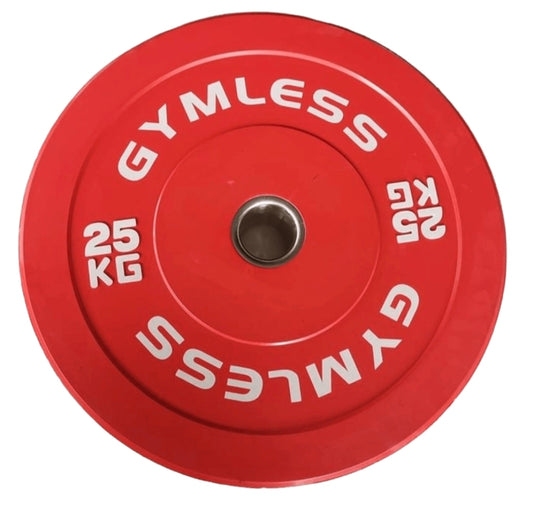 150 kg Olympic Bumper Coloured Plates Pack - Gymless