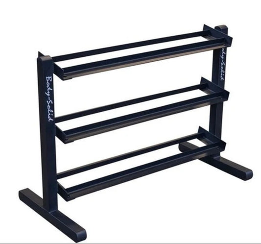 Body-Solid 3 Tier Dumbbell Rack GDR363B - Gymless