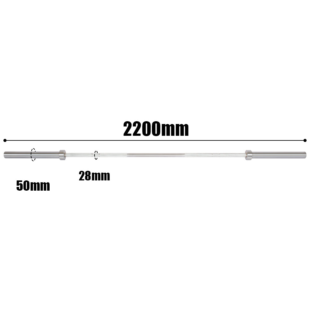 GYMLESS Men’s Competition Olympic Bar – 20kg | 2200mm