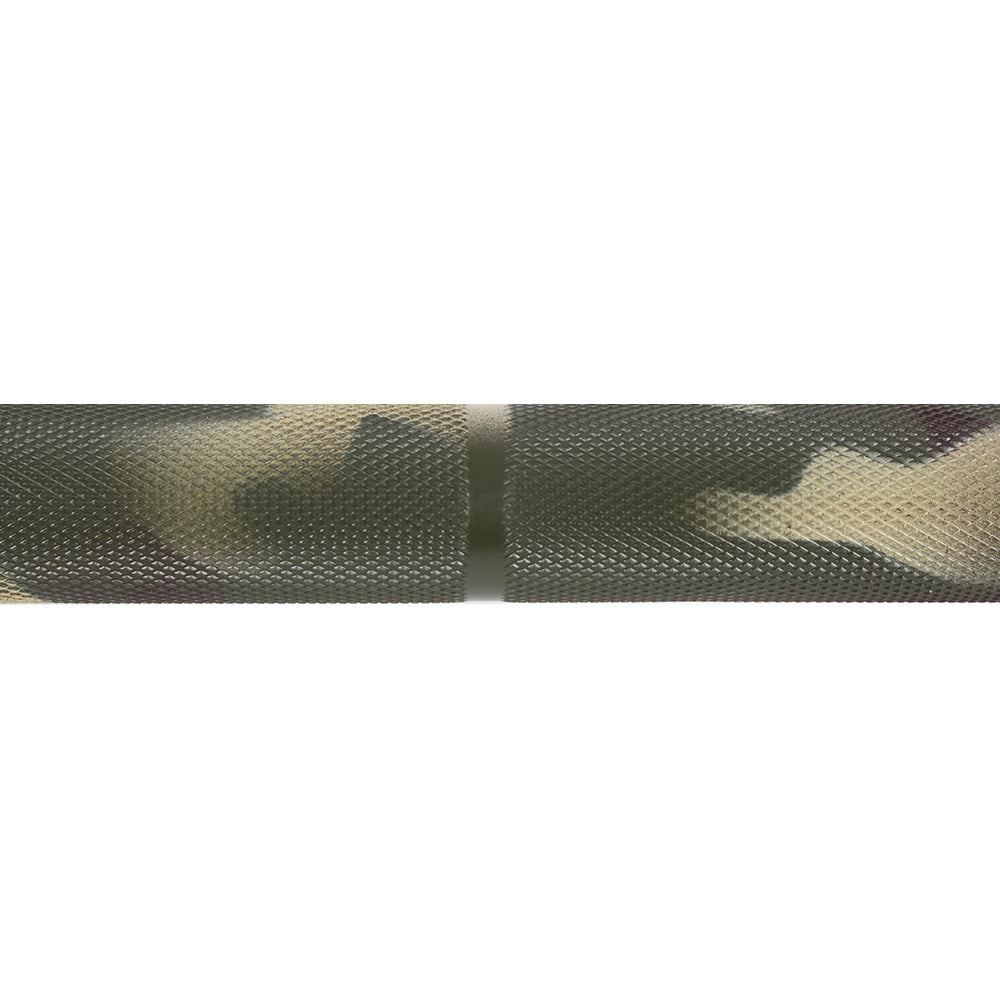GYMLESS Powerlifting Bar – Cerakote Camo Edition (1500LB Rated)