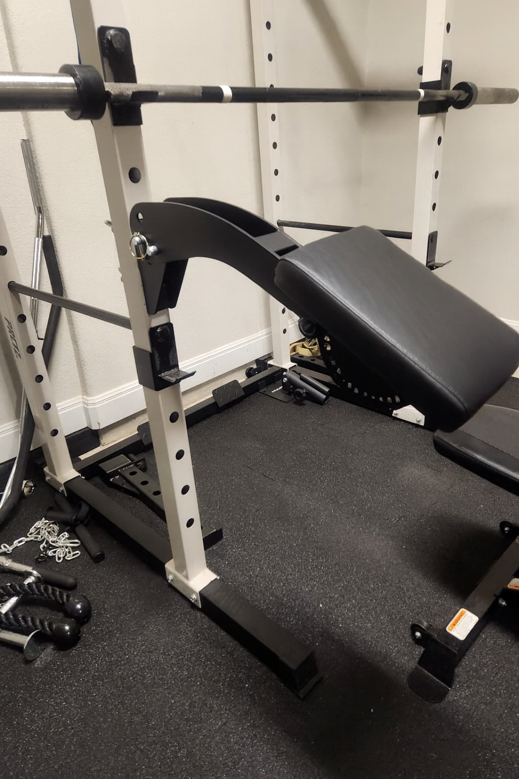 Chest Pad Heavy-Duty Chest Support Attachment for Power Racks/Rigs