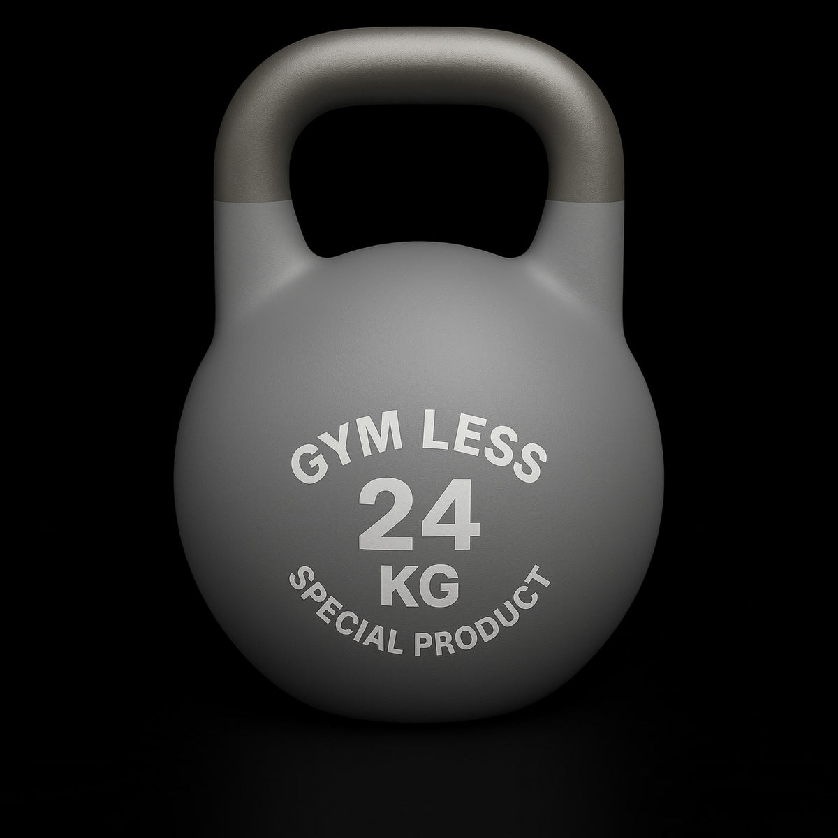 Competition kettlebells Ireland – 24kg kettlebell with grey coating for strength training.