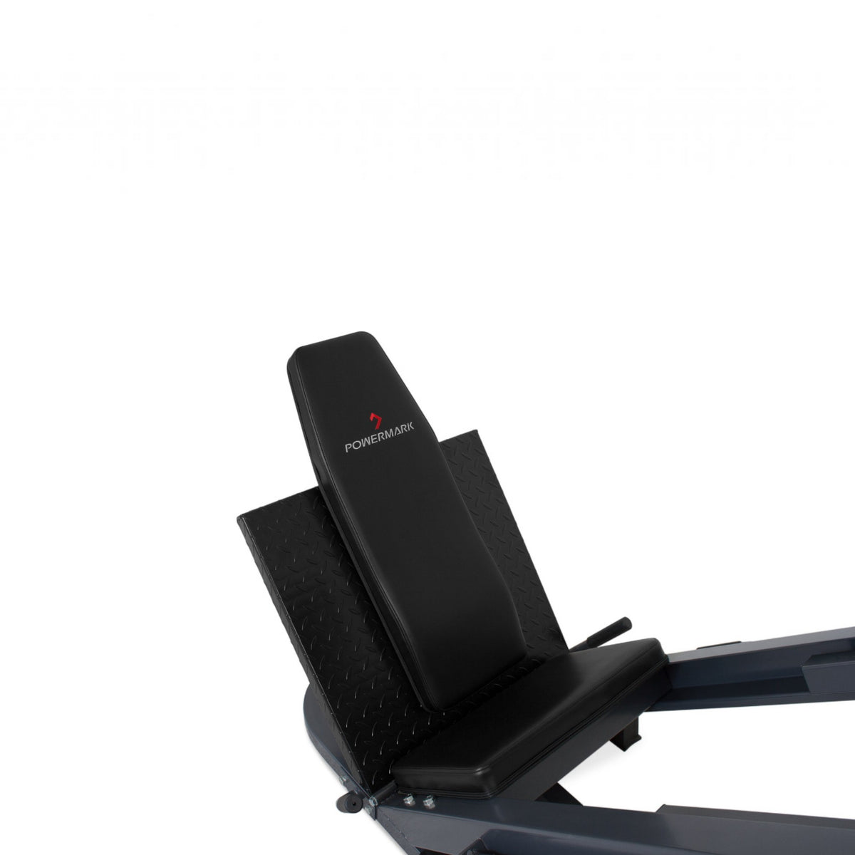 Gymless 800 LPHS leg press and hack squat machine with adjustable black padded backrest and textured foot plate