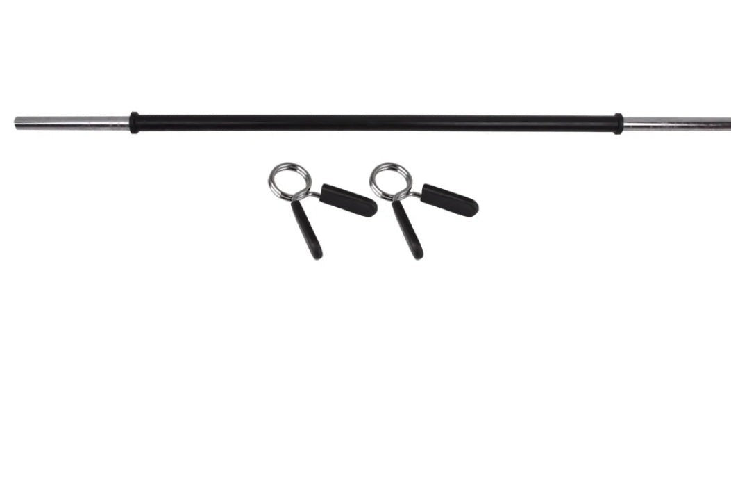Studio Barbell – 140 cm Aerobic Weight Bar with clamps, designed for workouts and personal training.