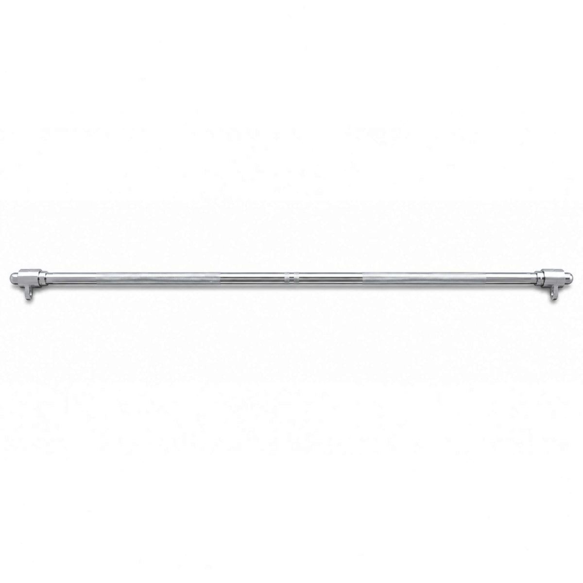 Gymless 1400mm aluminium straight cable bar with knurled grips for dual pulley functional trainer systems