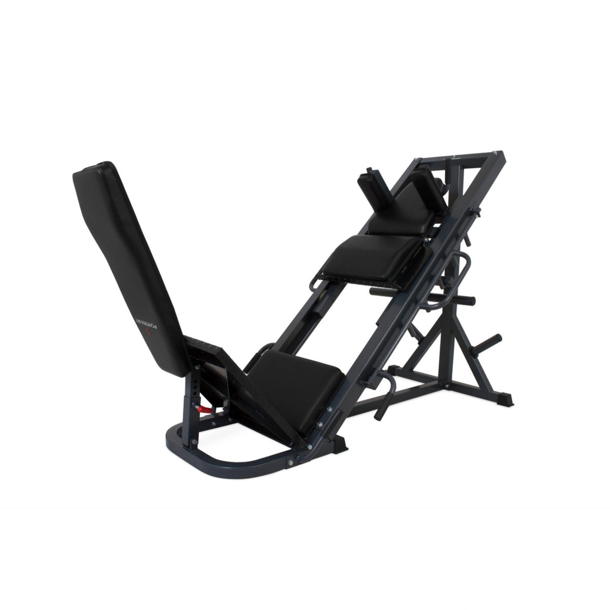 Gymless 800 LPHS multifunctional leg press and hack squat machine with black powder-coated steel frame