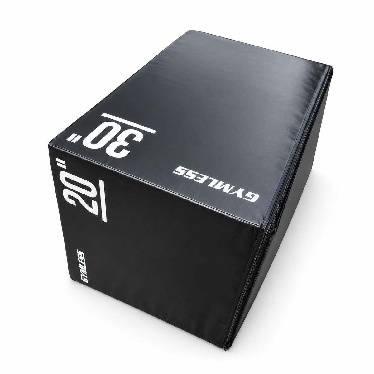 GYMLESS heavy duty commercial soft plyo box 30 kg shown at 20 inch height