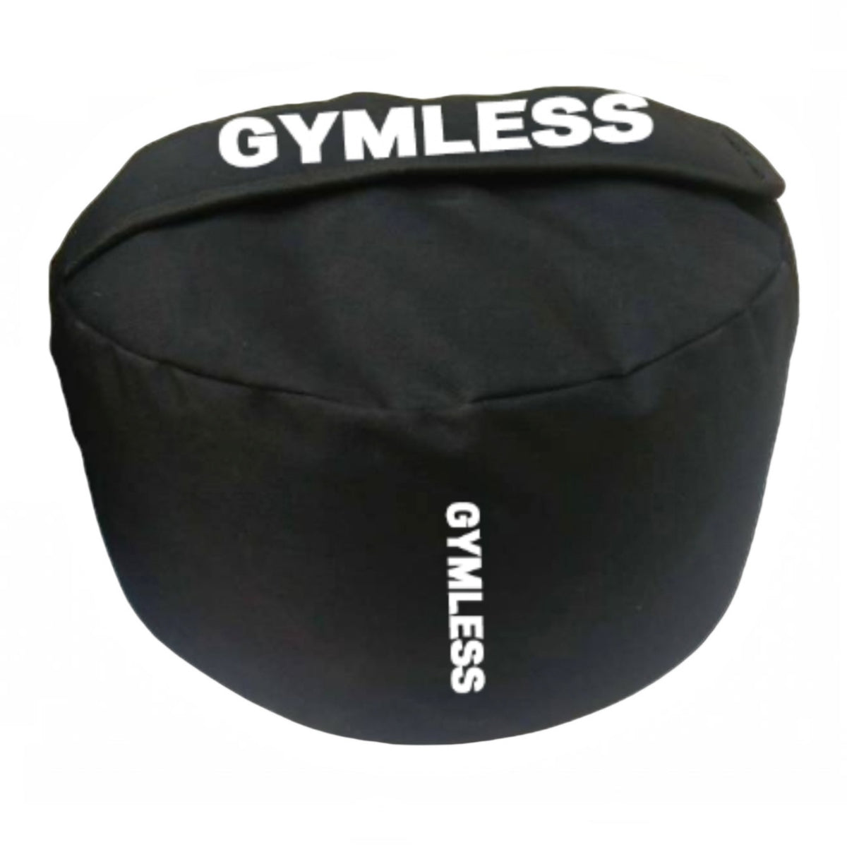 Strongman sandbags in black with Gymless branding, suitable for strength and functional training.