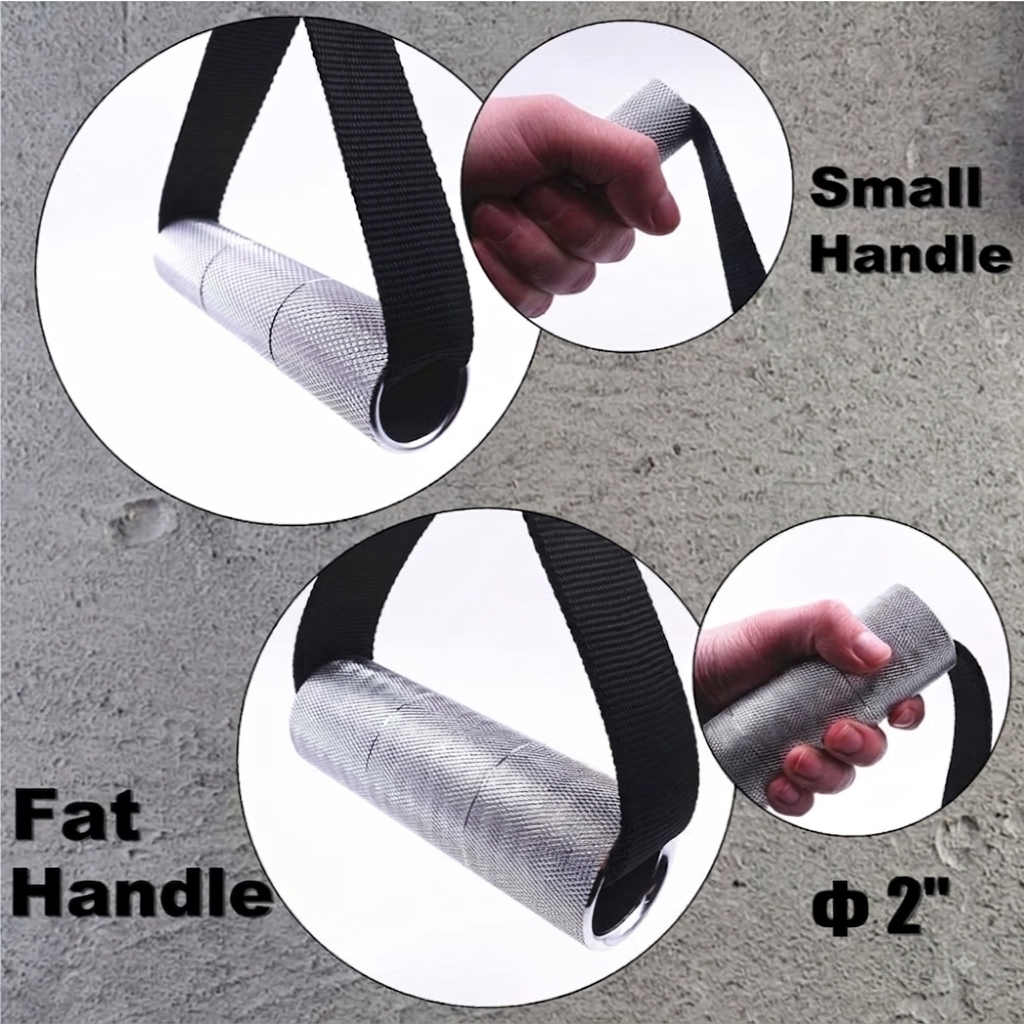 Premium Fat Grip Cable Handle – 2" Diameter / 0.4kg