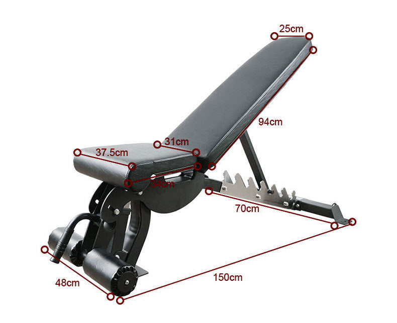 Commercial Adjustable FID Weight Bench