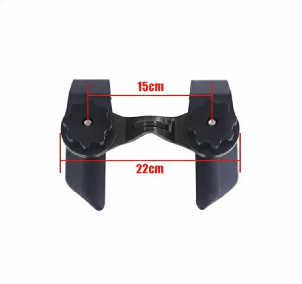 Gymless 8-Piece Multi-Grip Cable Attachment Set