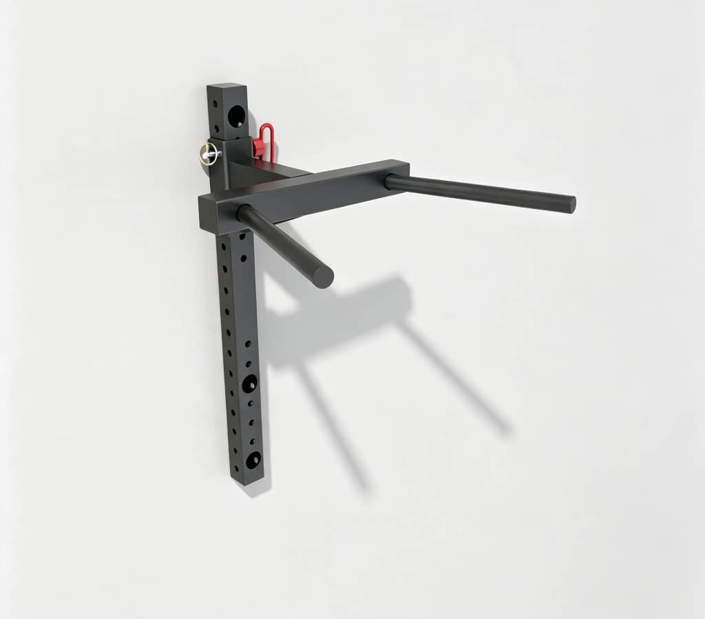Wall Mounted Modular Training Strip with Pull-Up Bar & Dip Station