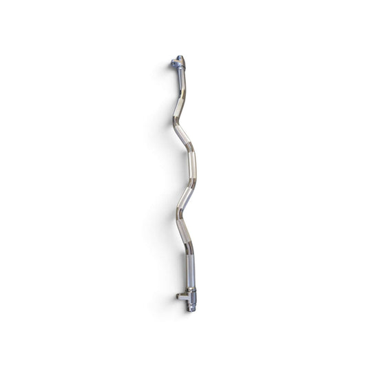 Premium aluminium dual cable EZ curl bar with two attachment points