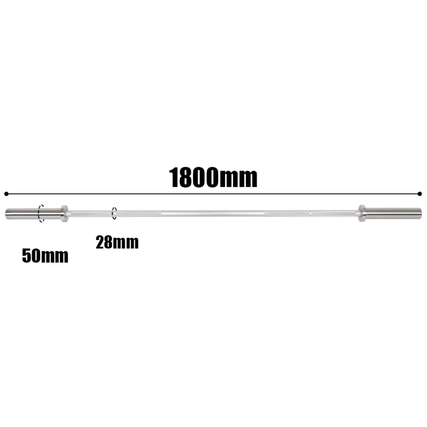 Olympic Technique Bar – 7.5kg | 28mm | 180cm