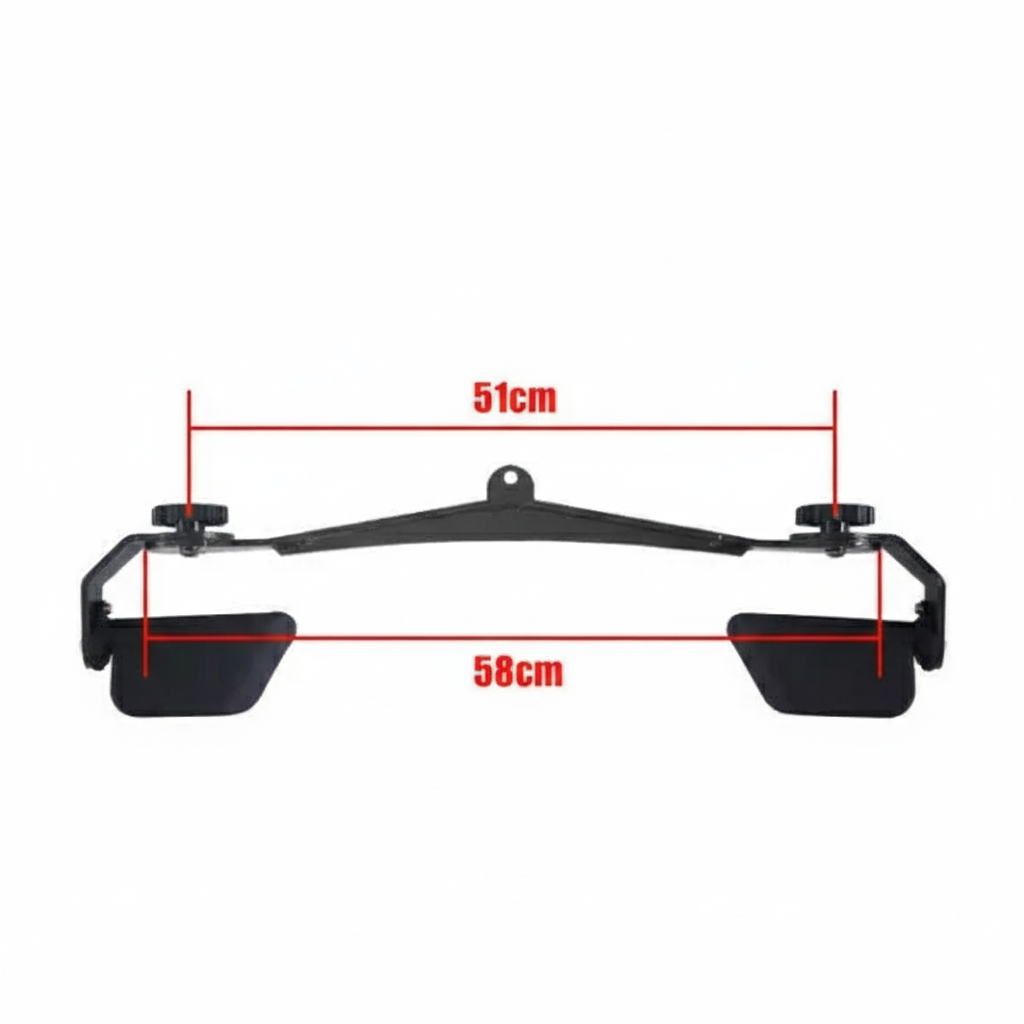 Gymless 8-Piece Multi-Grip Cable Attachment Set