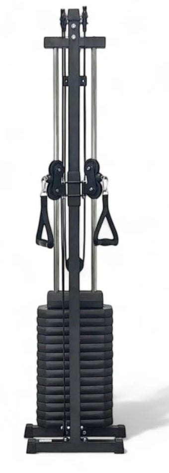 Wall mounted cable pulley machine with 74kg total weight stack