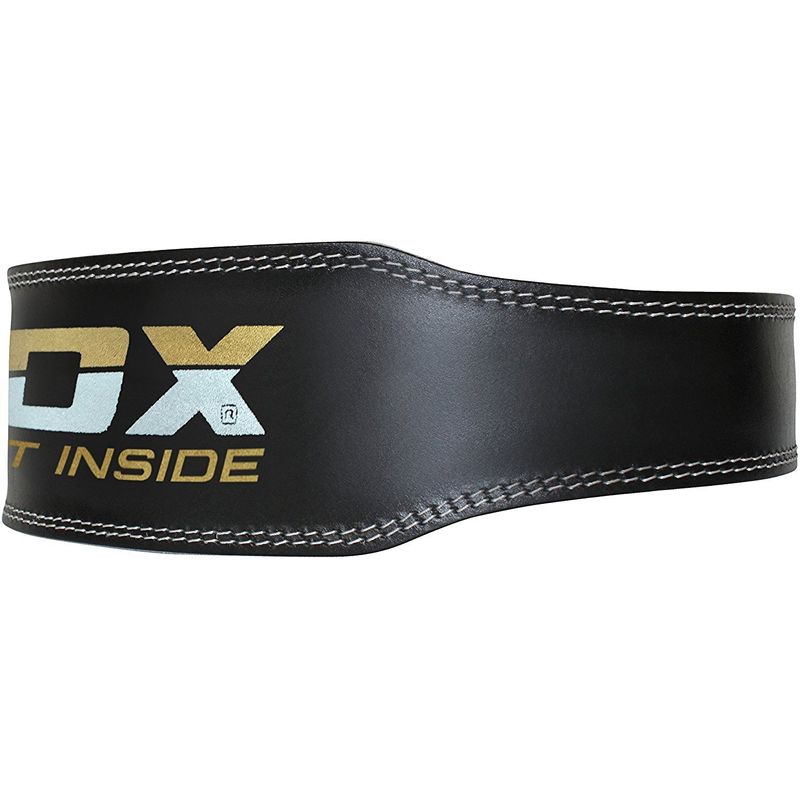 RDX 4 INCH LEATHER WEIGHTLIFTING BELT