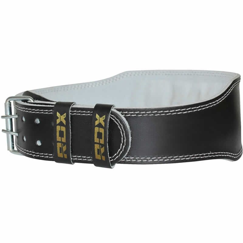 RDX 4 INCH LEATHER WEIGHTLIFTING BELT