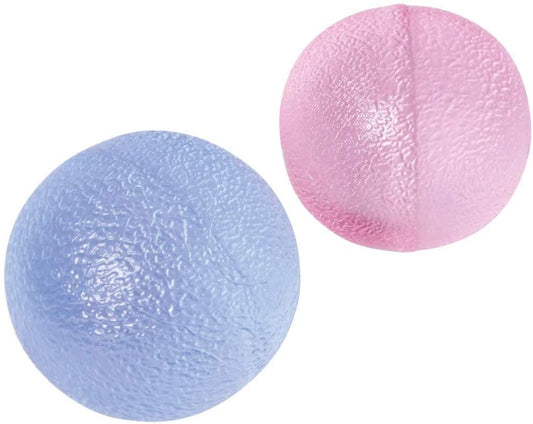 66fit Hand Therapy Balls - Set of 2 - Finger Wrist Arthritis Physio Exerciser - Gymless