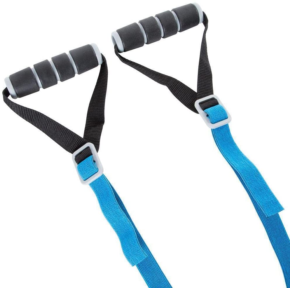 66fit Multi Adjustable Exercise Band Set - Pilates Fitness Yoga Training