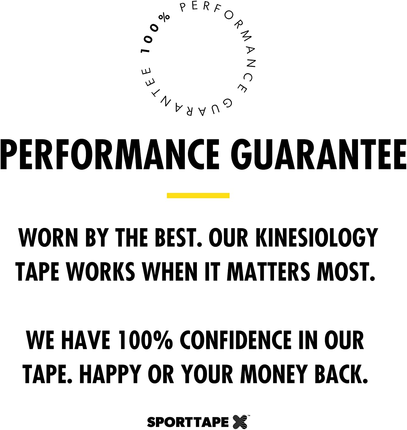 SPORTTAPE Extra Sticky Kinesiology Tape, 5cm x 5m