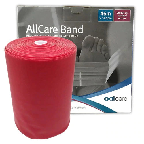 AllCare Latex Exercise Band - 46m  Red