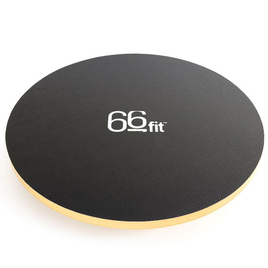 66fit Wooden Balance Board - PVC Surface - 40cm - Gymless