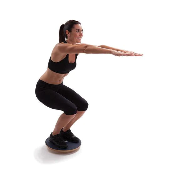 66fit Wooden Balance Board - PVC Surface - 50cm