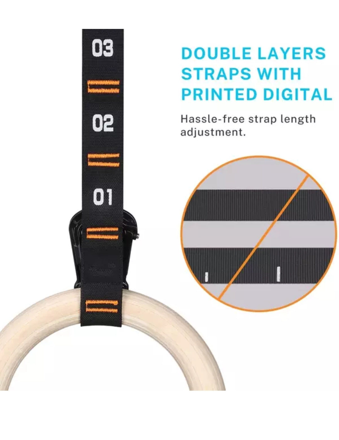 Wooden Gym Rings