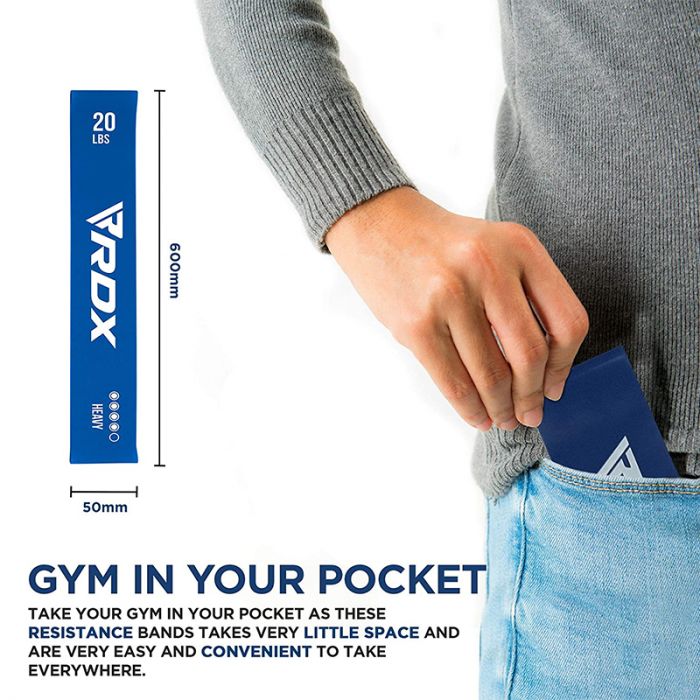 RDX MU 5-IN-1 PULL UP ASSIST & BODY STRETCHING BANDS FOR RESISTANCE TRAINING
