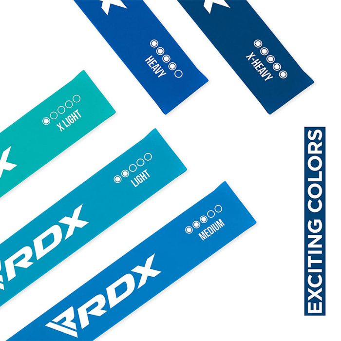 RDX MU 5-IN-1 PULL UP ASSIST & BODY STRETCHING BANDS FOR RESISTANCE TRAINING