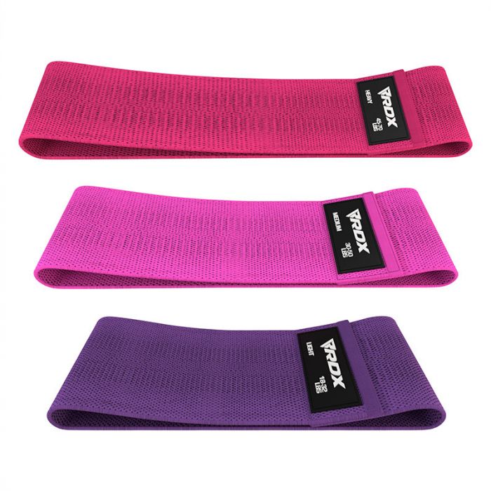 RDX CP HEAVY-DUTY FABRIC RESISTANCE TRAINING BANDS FOR FITNESS