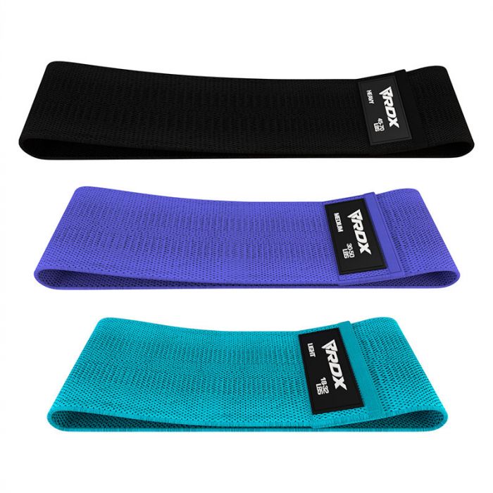 RDX CU HEAVY-DUTY FABRIC RESISTANCE TRAINING BANDS FOR FITNESS