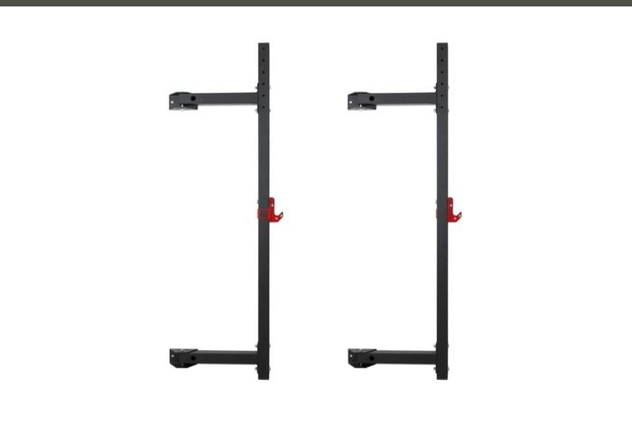 Pivot Fitness XR6226 Commercial Heavy Duty Foldable Wall Rack+ Accessories