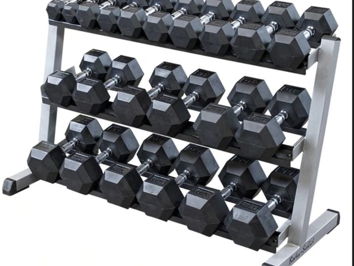 Body-Solid 3-Tier Dumbbell Rack GDR48B - Gymless