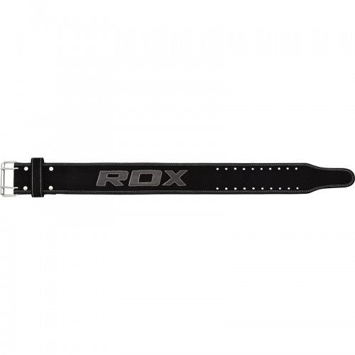 RDX Black Leather Powerlifting Belt Small