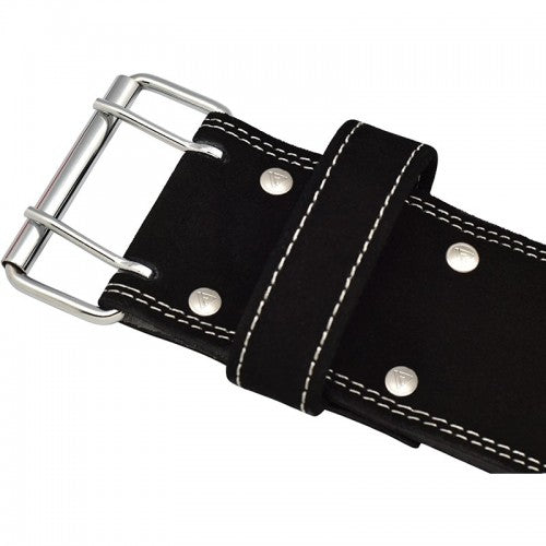 RDX Black Leather Powerlifting Belt Small
