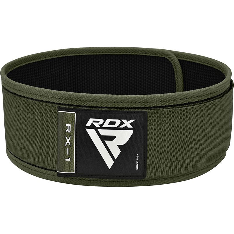 RDX RX1 WEIGHT LIFTING BELT-ARMY GREEN